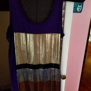 Express Imbellished tunic sz. SMALL